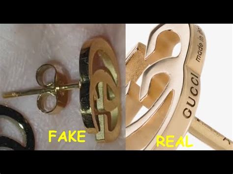 how to tell if gucci earrings are real